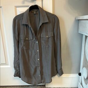 Tommy Bahama Charcoal Button-Up Shirt